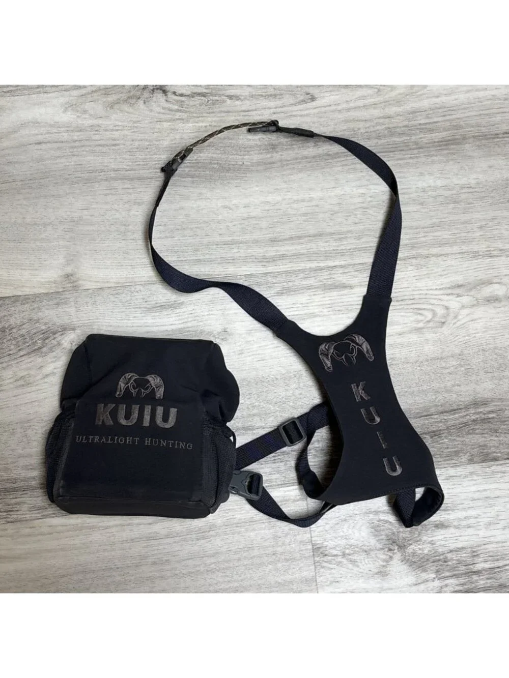 KUIU Ultralight Bino Harness System Binocular Carrying Case Hunting Gear Size L